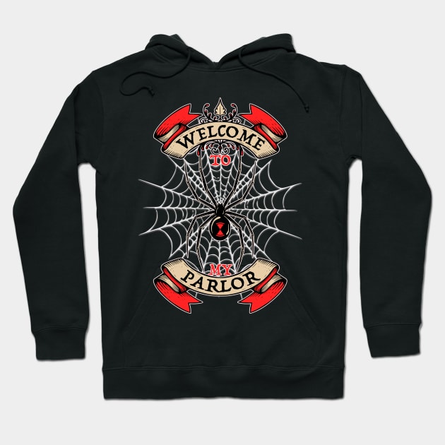 Welcome to My Parlor Hoodie by RavenWake